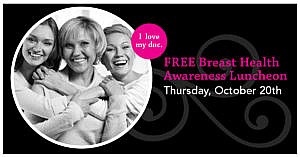 Free Breast Health Awareness Luncheon @ Old Mill District Clinic - Deschutes Room | Bend | Oregon | United States